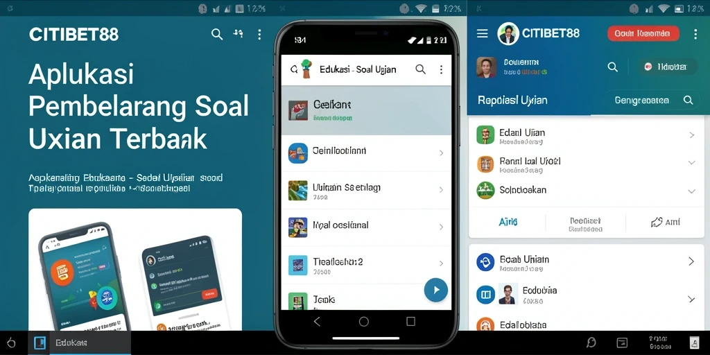 Antarmuka pengguna aplikasi CITIBET88 yang intuitif dan menarik.